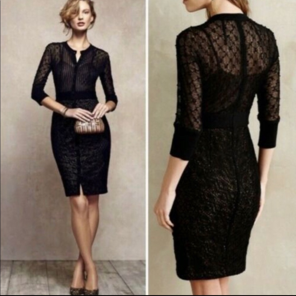 Anthropologie Beguile Byron Lars Dress in Black